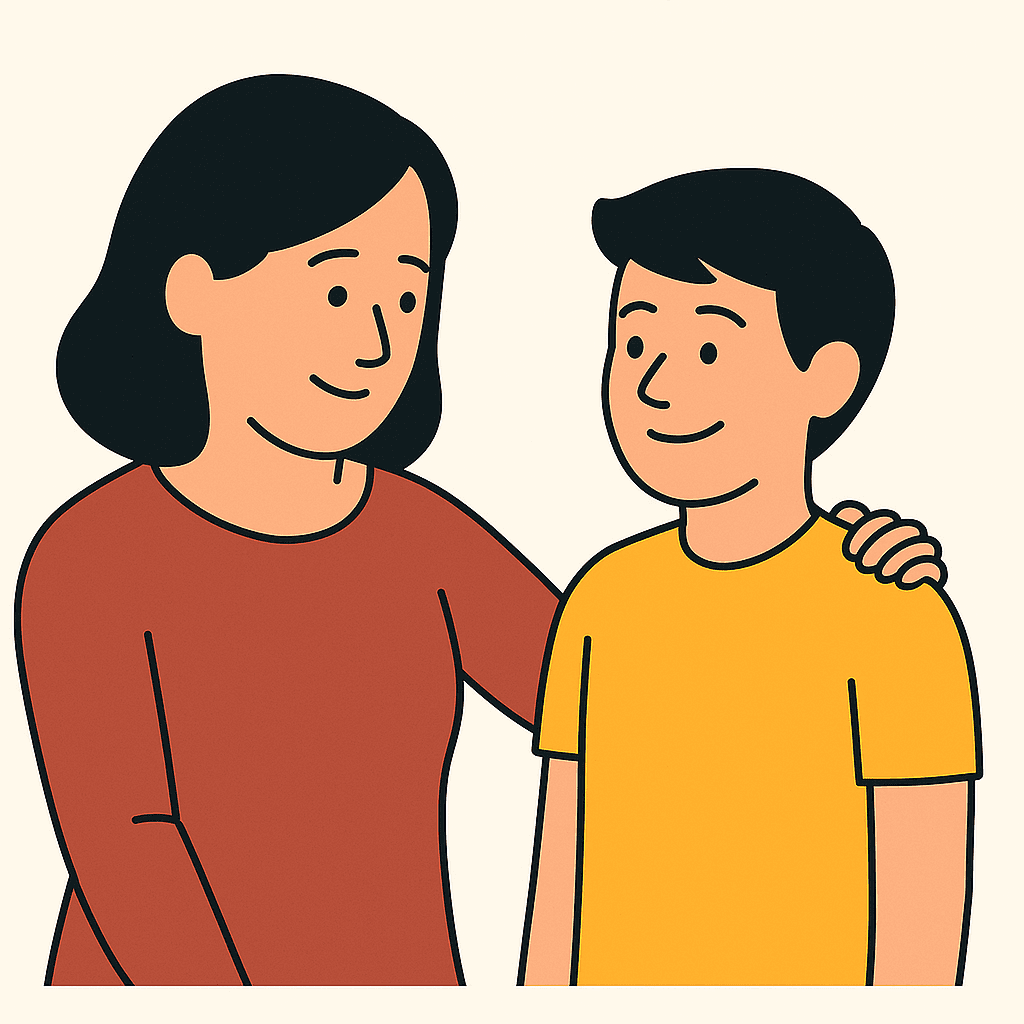 Early Adolescence stage illustration